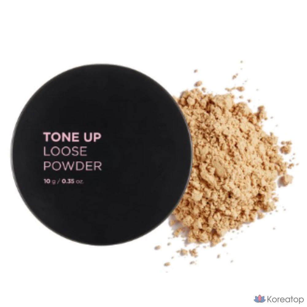 Рассыпчатая пудра FMGT Tone-Up, 10 г, оттенок 203V Natural Beige, 1 шт.