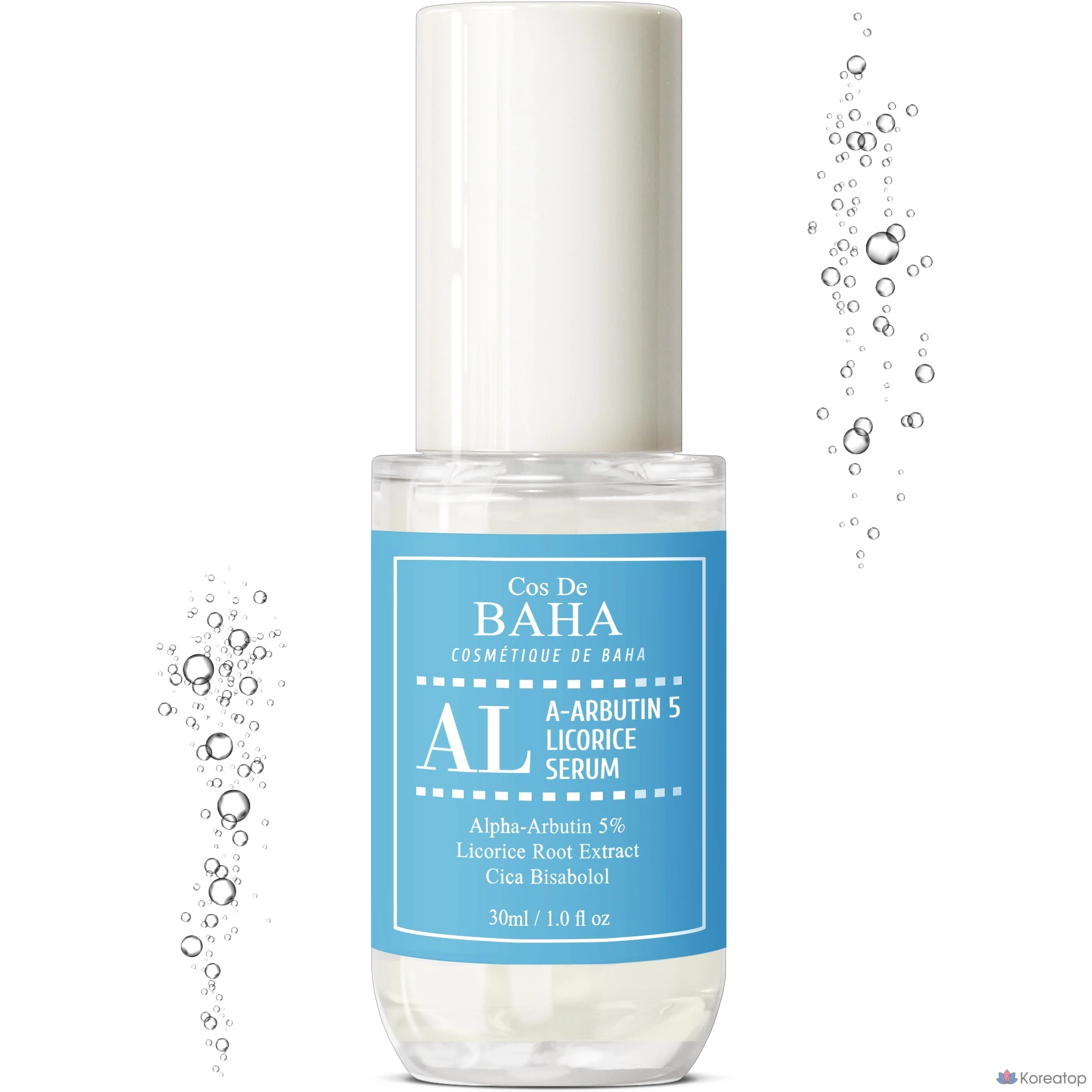 Cos De Baha Альфа-арбутин 5% отбеливающая ампула сыворотка от прыщей, 30 мл, 1 шт.