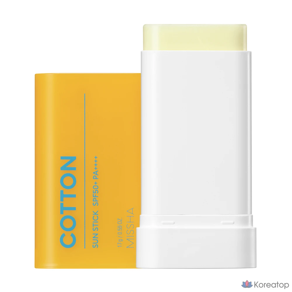 Солнцезащитный стик Missha All Around Safe Block Cotton Sun Stick SPF50+ PA++++, 17 г, 1 шт.