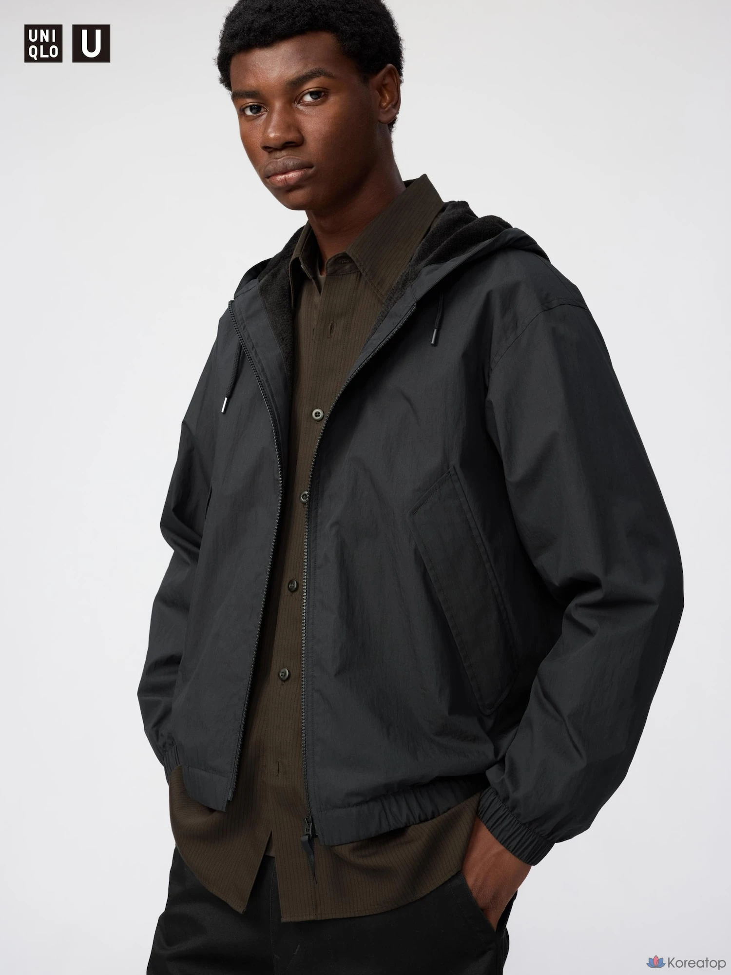 Блузон с капюшоном Uniqlo