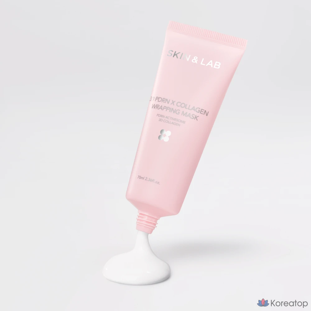 Обертывающая маска SKIN&LAB 3D PDRN X с коллагеном, 2 шт., 1 упаковка., фото 6
