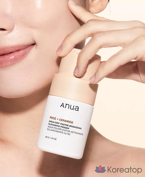 Очищающая энзимная пудра Anua Rice Brightening Enzyme Cleansing Powder, 1 шт., 40 г
