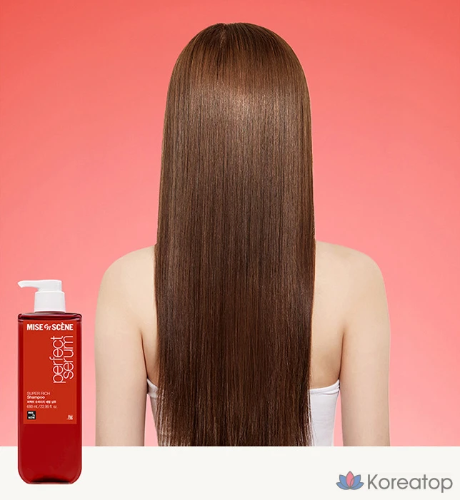 Mise en Scene Perfect Super Rich Serum Extreme Damage Care Shampoo Floral Musk, 900 мл, 1 шт., фото 6