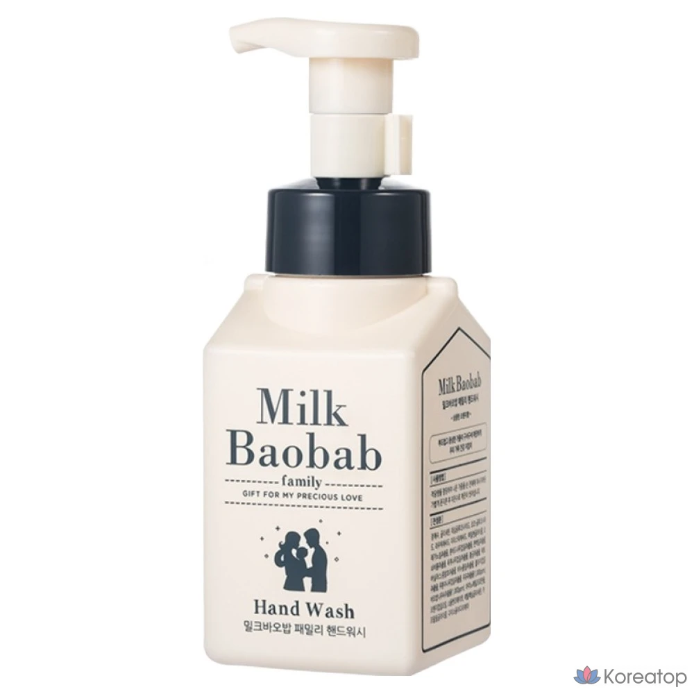 Набор из 2 флаконов жидкого мыла для рук Milk Baobab Family, аромат апельсина, 1 шт.