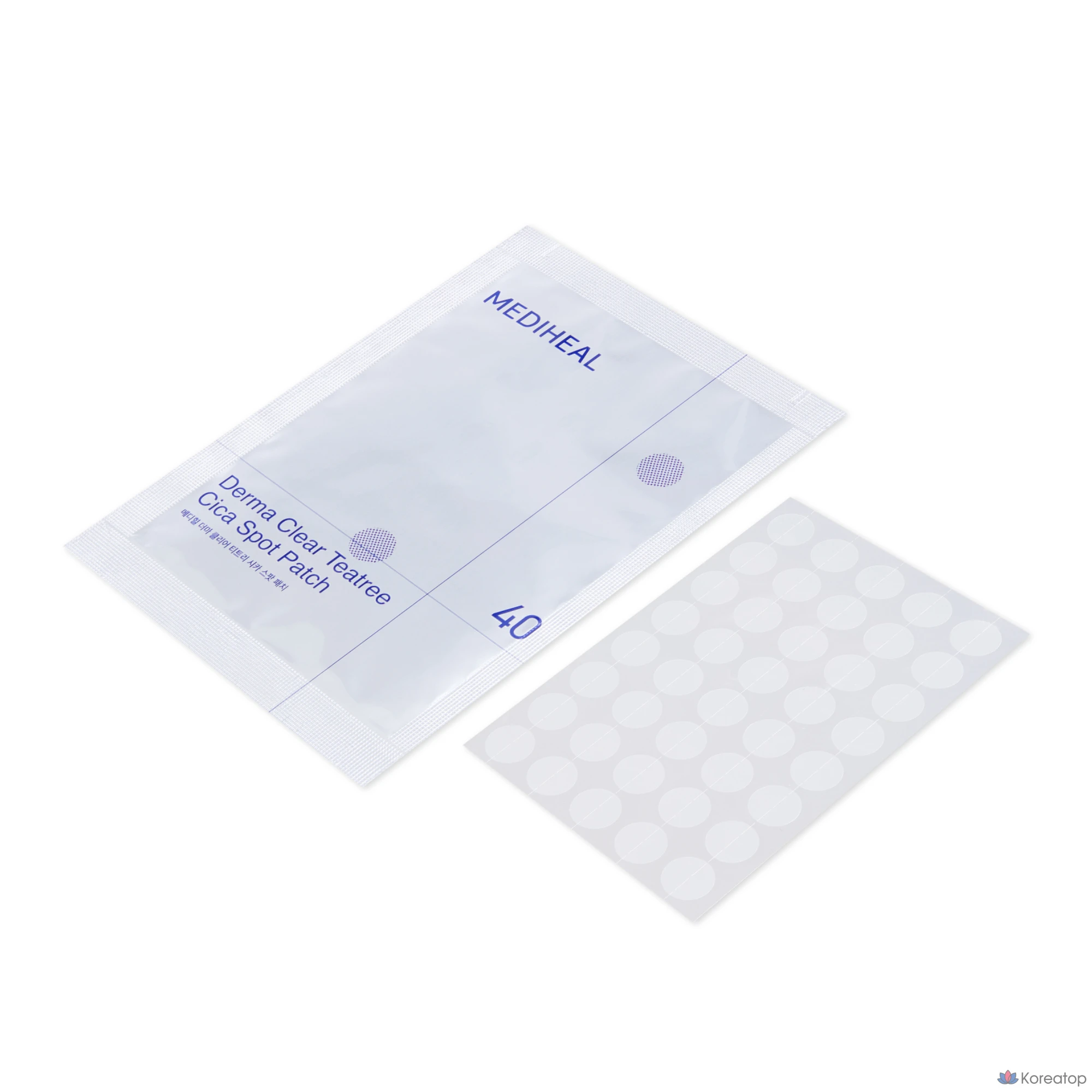 Пластыри Mediheal Derma Clear Tea Tree Cica Spot Patch, 160 листов, 1 упаковка.