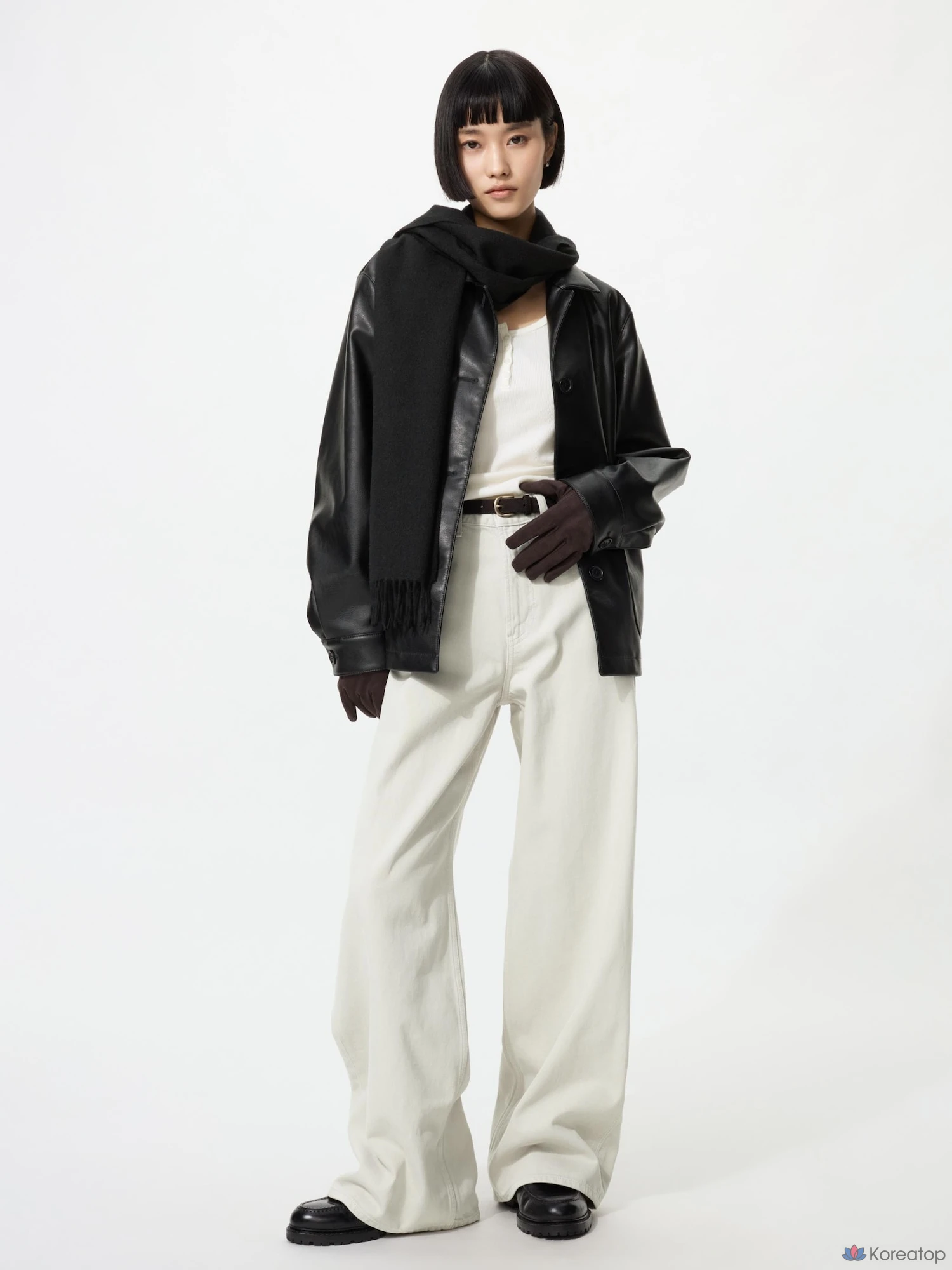 Джинсы Uniqlo High-Rise Wide Jeans