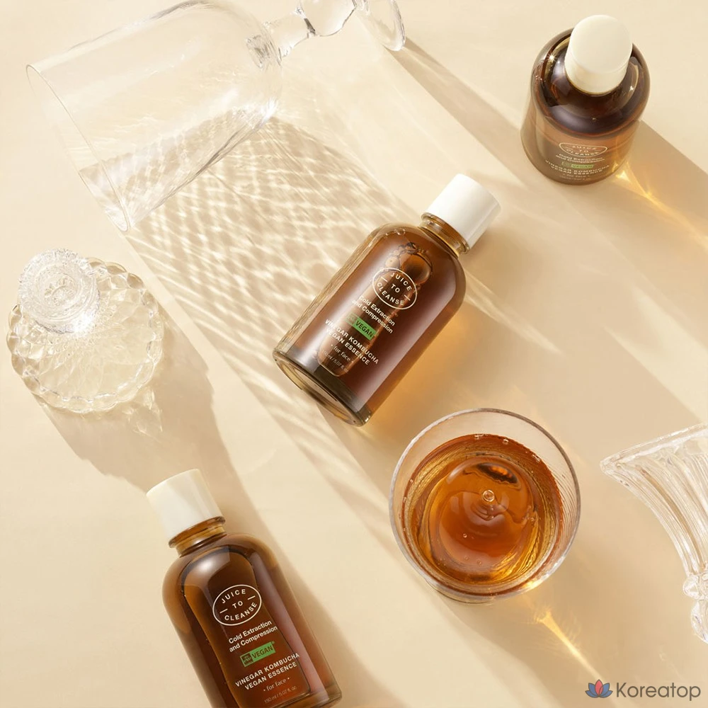 Очищающий сок на основе уксуса и комбучи, веганская эссенция, 1 шт., 150 мл