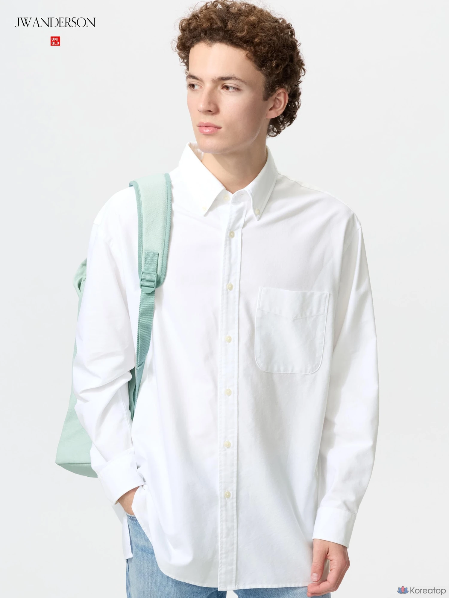 Рубашка Uniqlo Oxford Oversized Shirt