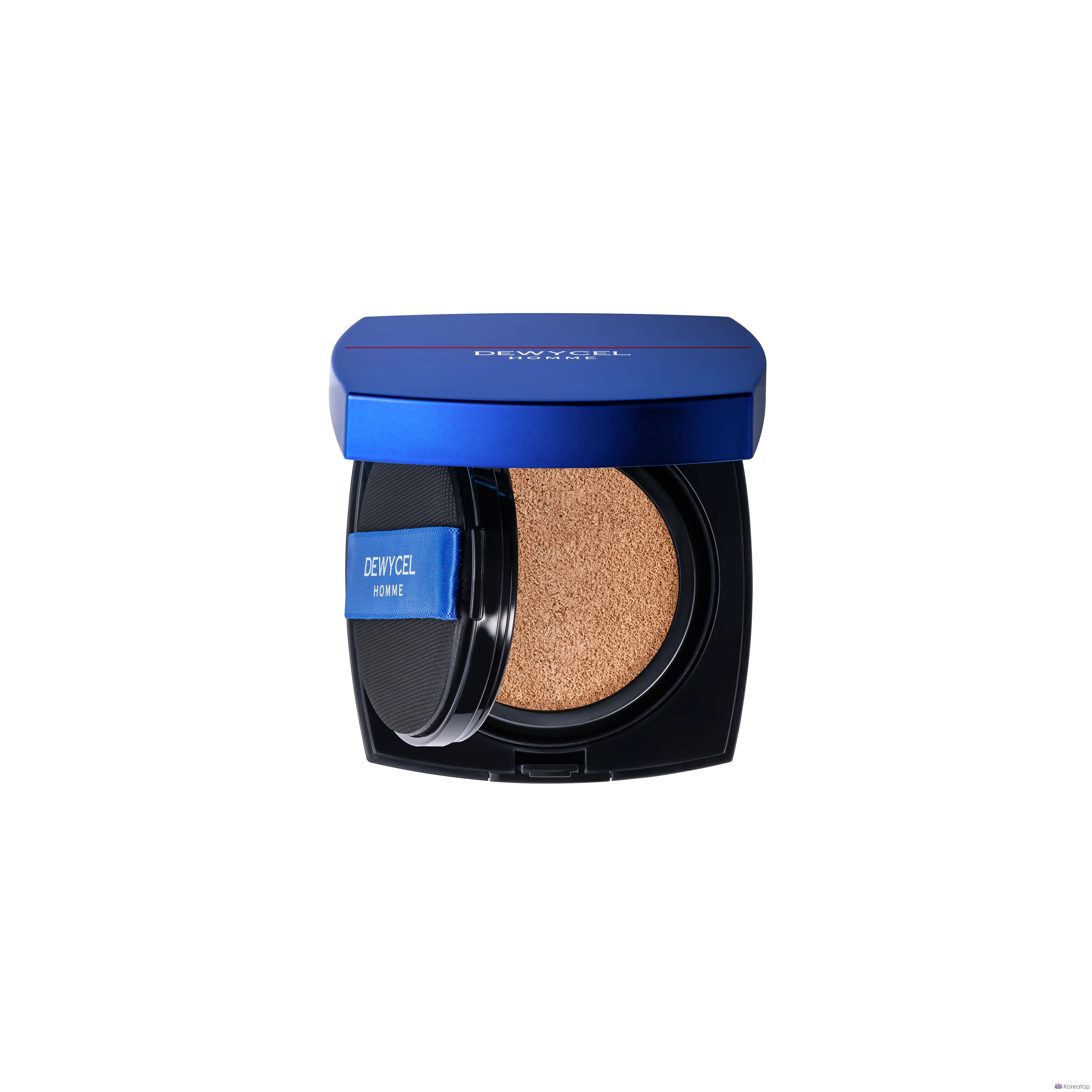 Тональный крем DEWYCEL Homme UV True Cover Cushion Pore Cover SPF50 PA+++, 1 шт., № 2, оттенок True Beige, фото 5