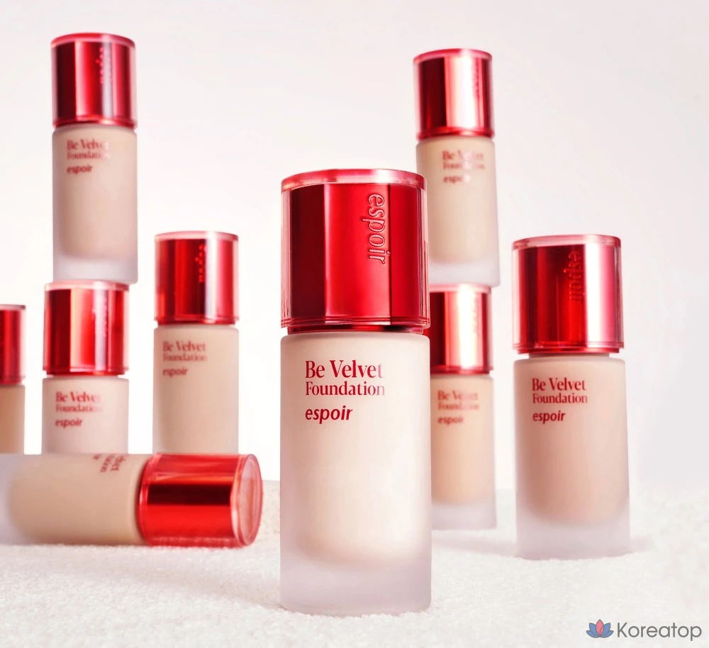 Тональный крем Espoir Bevelvet SPF22 PA++ 30 г, 1 шт., прохладная ваниль, фото 4