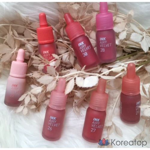 Бальзам для губ Ink the Airy Velvet 21, мягкий, стойкий, придает губам свежий вид, #30 Mind Cherry, 4 г, 1 шт.