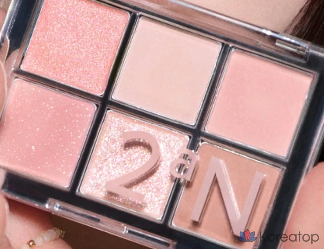 Палетка теней для век 2an Better Me Eye Palette, оттенок 13 Sand Pink, 1 шт., фото 4