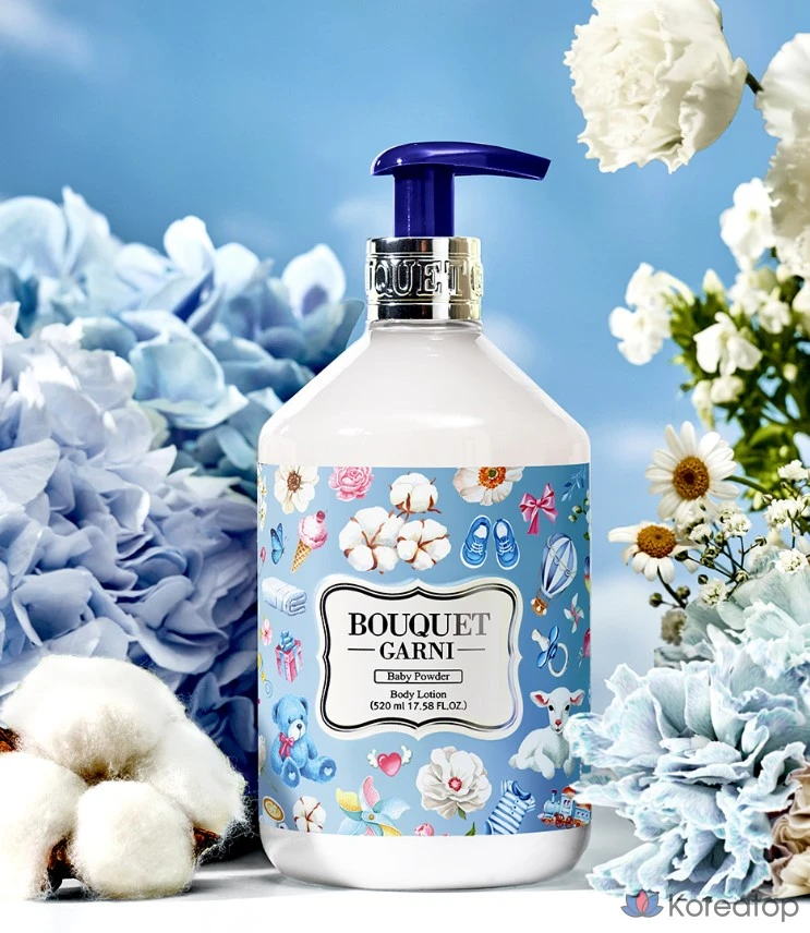 Лосьон для тела Bouquet Garni с детской присыпкой, 520 мл, 1 шт.