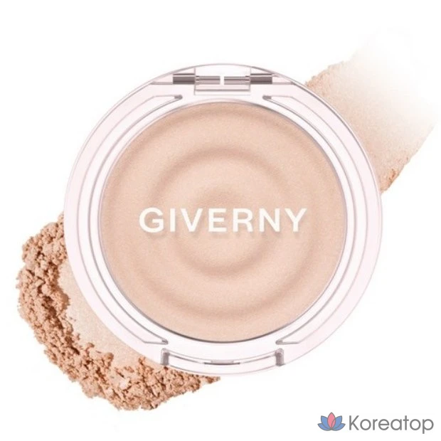 Хайлайтер Giverny Dewy Volumizing Highlighter, 3 г, 01 CERAMIC CHAMPAGNE, 1 шт.