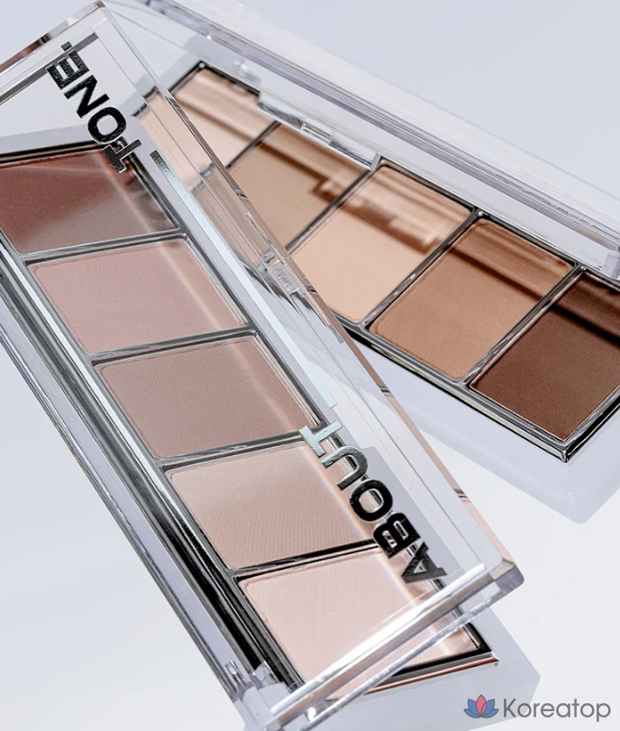 Палетка теней ABOUT TONE Return to Basic, 9 г, 02 Soft, 1 шт., фото 7