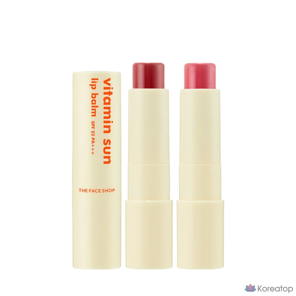 Витаминный бальзам для губ The Face Shop Sun, 01 RED, 3,9 г, 1 шт.