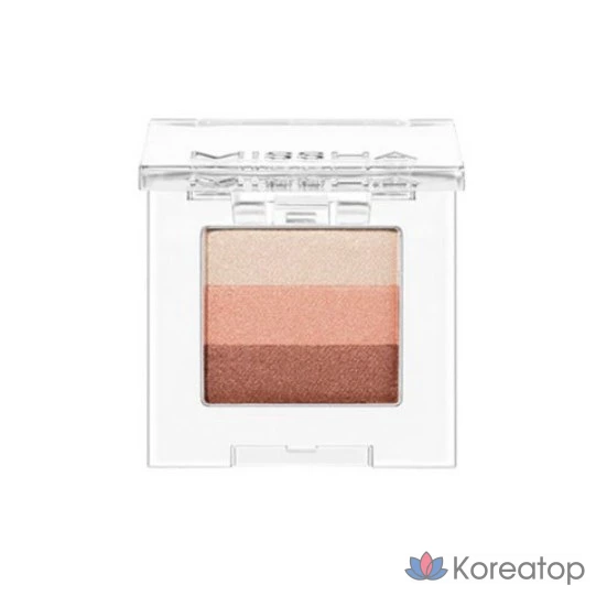 Тени для век Missha Triple Shadow, 2 г, цвет марсала-красный, 1 шт.