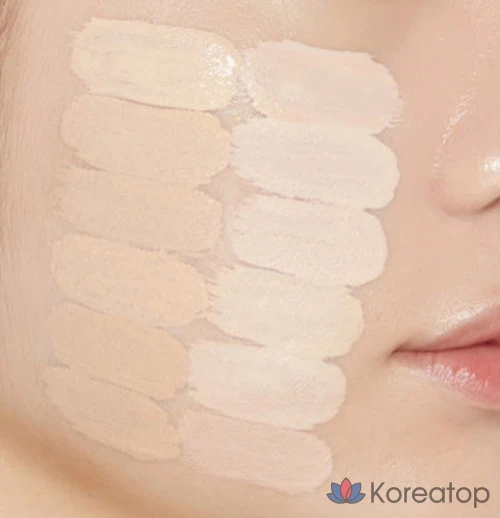 Жидкая тональная основа Etude House Double Lasting Liquid Foundation, 30 г, 1 шт., оттенок «Светлая ваниль»., фото 6