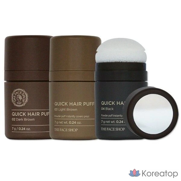 Пучок для волос The Face Shop Quick Hair Puff, 7 г, черный, 1 шт.
