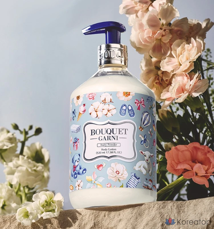 Лосьон для тела Bouquet Garni с детской присыпкой, 520 мл, 1 шт.