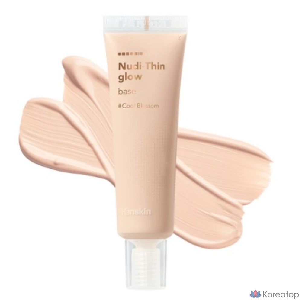 База под макияж HANSKIN Nude Scene Glow Base, 30 мл, 1 шт., № 17-21 Cool Blossom (холодный оттенок)
