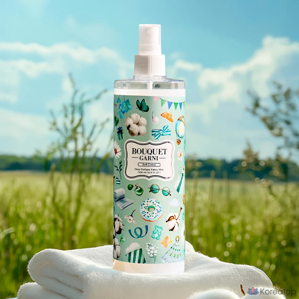 Парфюмерная композиция Bouquet Garni Deep Parfum для тканей, мягкий хлопок, 500 мл, 1 шт.