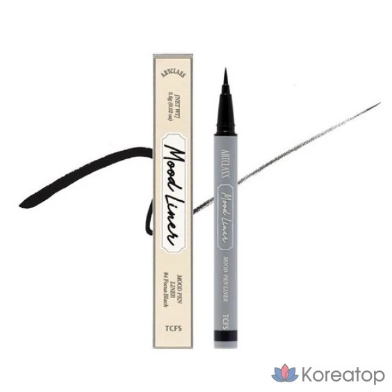 Ручка-лайнер Too cool for school Art Class Mood Pen Liner 0.6g, 04 Focus Black, 1 шт.