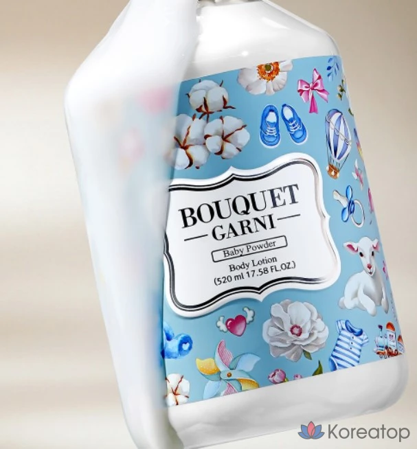 Лосьон для тела Bouquet Garni с детской присыпкой, 520 мл, 1 шт.