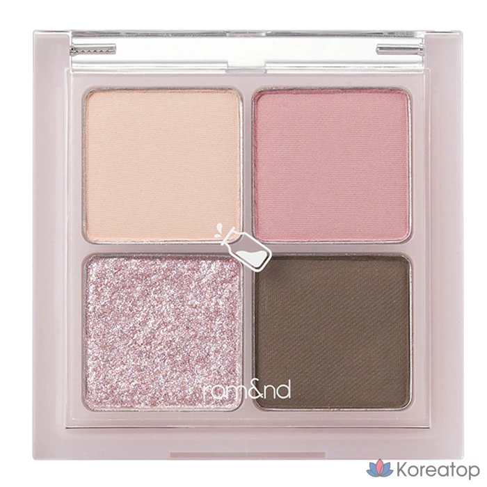 Палетка теней для век ROM&ND Better Than Eyes, W03, сушеная клубника, 1 шт.