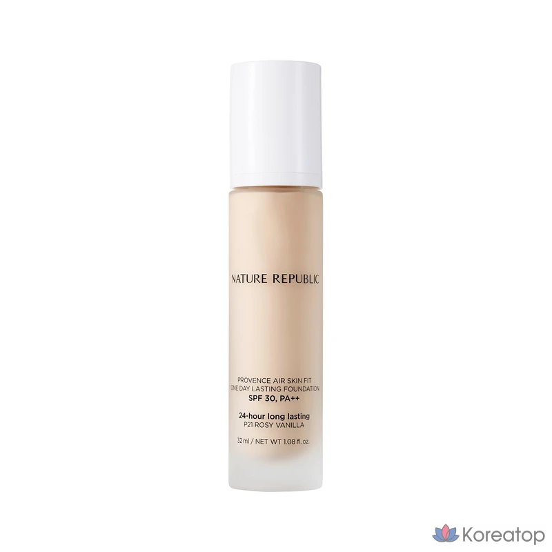 Тональный крем Nature Republic Provence Air Skin Fit One-Day Lasting Foundation, 32 мл, 1 шт., P21 Rosy Vanilla