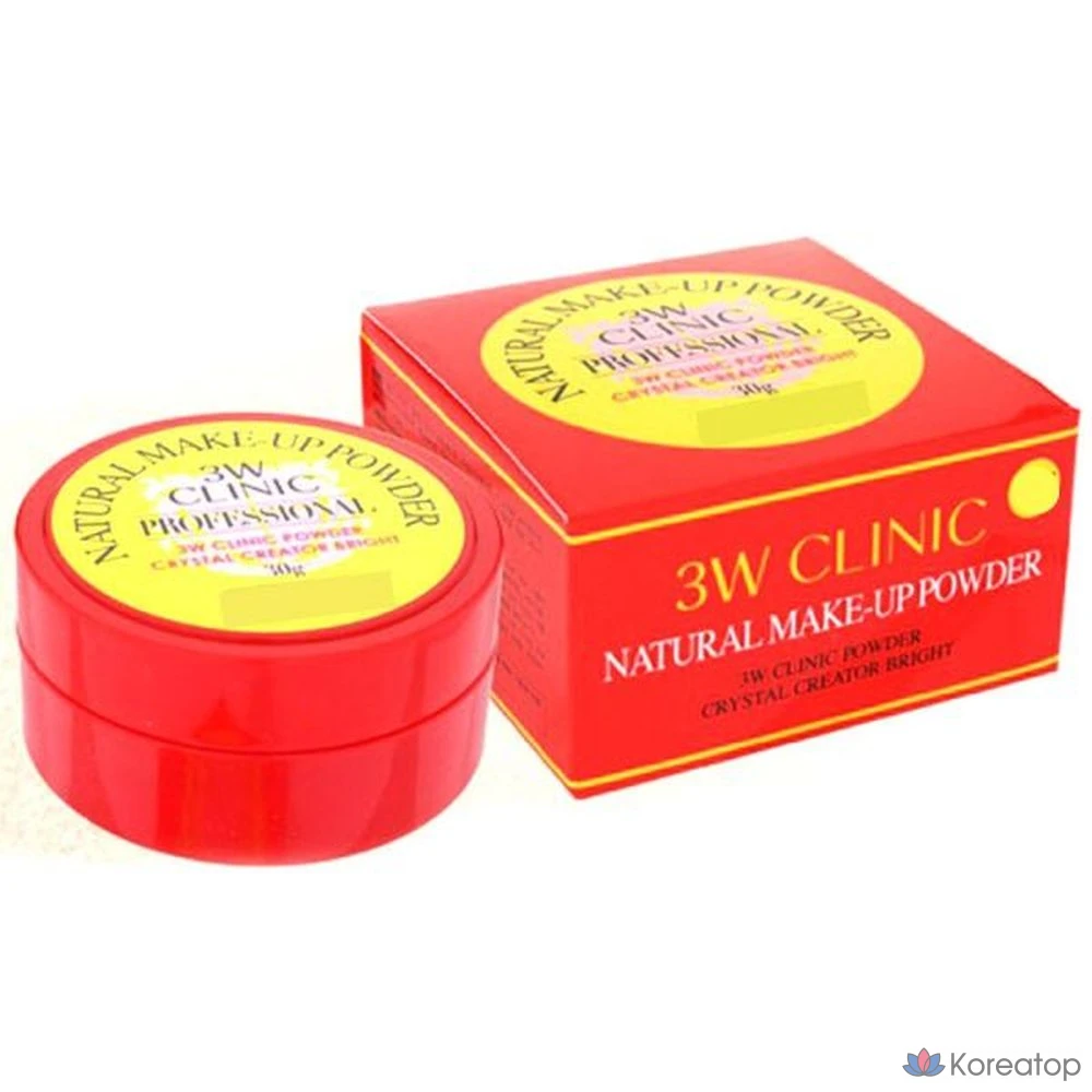 Натуральная пудра для макияжа 3W Clinic Makeup, 30 г, № 21, 1 шт.