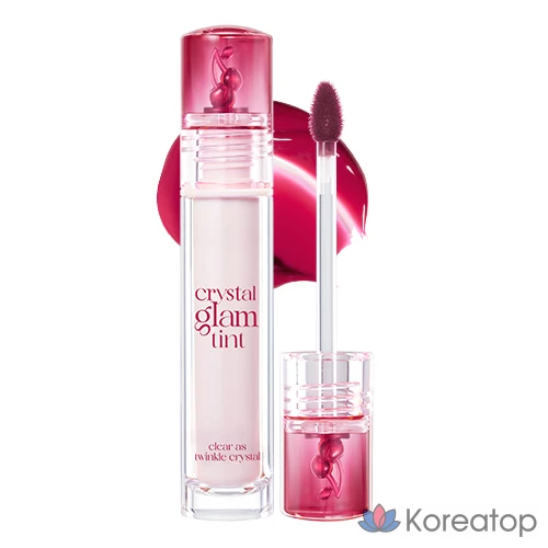 Clio Crystal Glam Tint, 025 Темно-вишневый, 3,4 г, 1 шт.