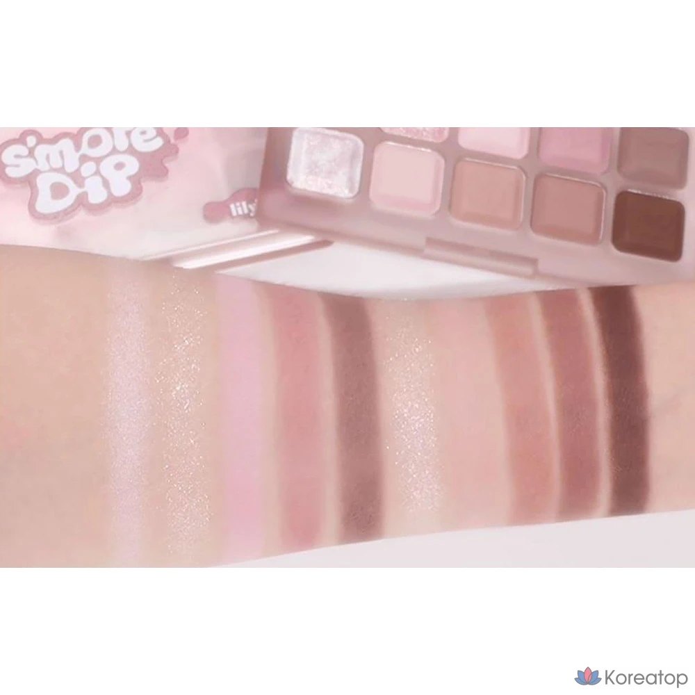 Палетка теней для век Lilybyred Mood Keyboard Eye Palette, цвет «Клубничный шоколад», 1 шт., фото 6