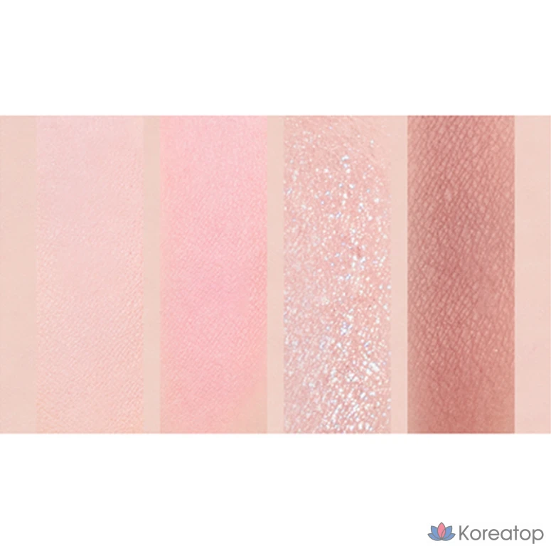 Палетка теней для век ROM&ND Better Than Eyes, W03, сушеная клубника, 1 шт., фото 3