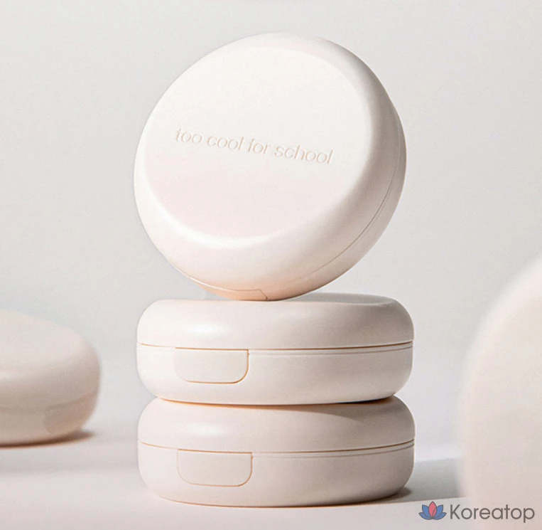 Набор Too cool for school Fixing Nude Fit Cushion (12 г) + сменный блок (12 г), № 3, бежевый, 1 шт.