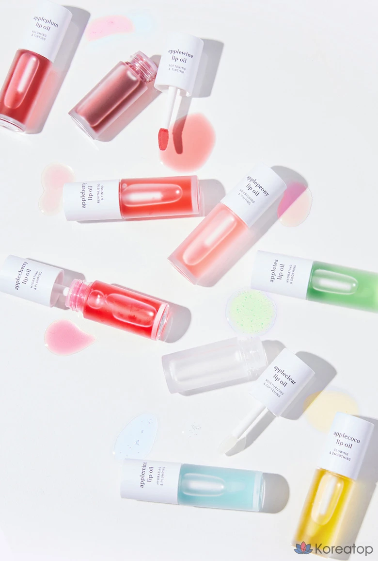 Масло для губ Nuni с ароматом яблока и пиона, 3,7 мл, 1 шт., фото 5