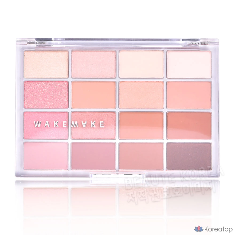 Палетка теней для век WAKEMAKE Soft Blurring Eye Palette, оттенок 02 Vitality Blurring, 1 шт.