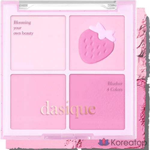 Румяна Dasique Blending Mood Cheek Blusher, оттенок 06 Berry Smoothie, 11 г, 1 шт.