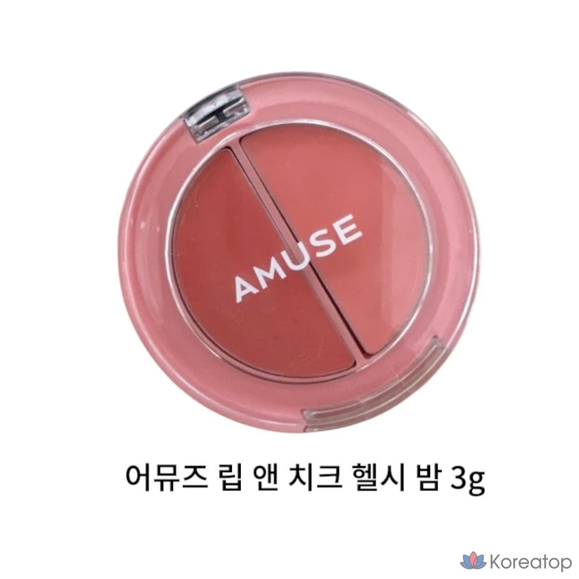 Amuse Lip & Cheek Healthy Balm Blusher Voluminous Lip Tint, 05 Fig Balm, 3g, 1 шт.