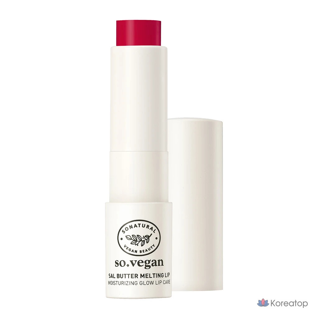 Бальзам для губ So Natural Sal Butter Melting Lip Balm, оттенок 05 Clear Apple, 3,8 г, 1 шт.