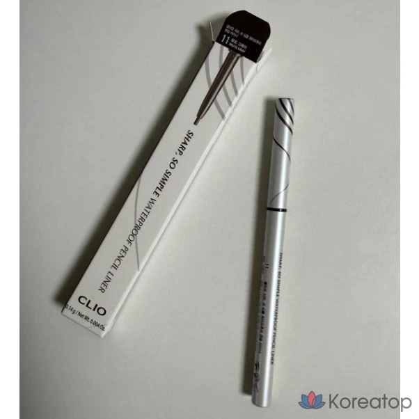 Карандаш-подводка Clio, 03, черный/коричневый, 1 шт.