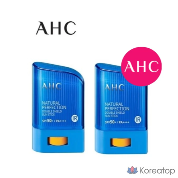Солнцезащитный стик AHC Natural Perfection Double Shield SPF50+/PA++++, 28 г, 1 шт.