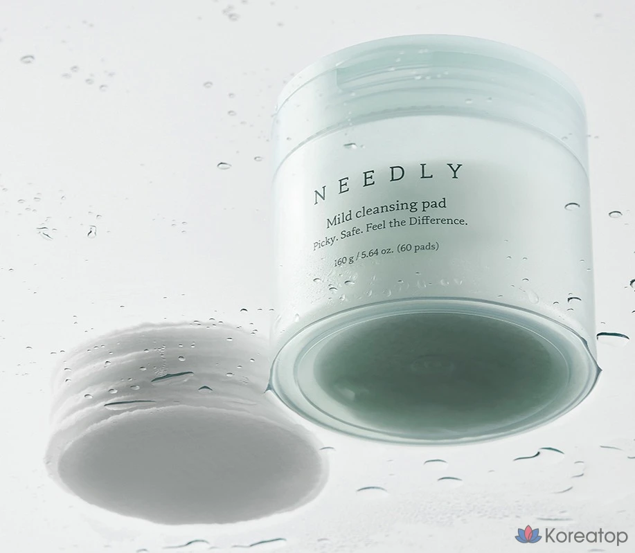 Очищающие подушечки Needly Mild Cleansing Pads, 160 г, 60 листов, 1 упаковка.