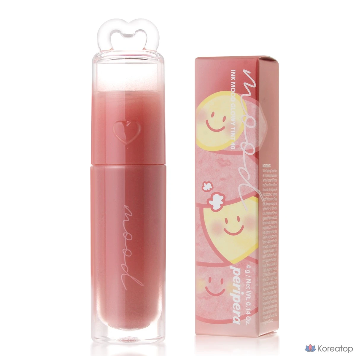 Тинт для губ Peripera Ink Mood Glowy Tint, оттенок 040 Hattkkul Guma (Pink Haguma), 1 шт.