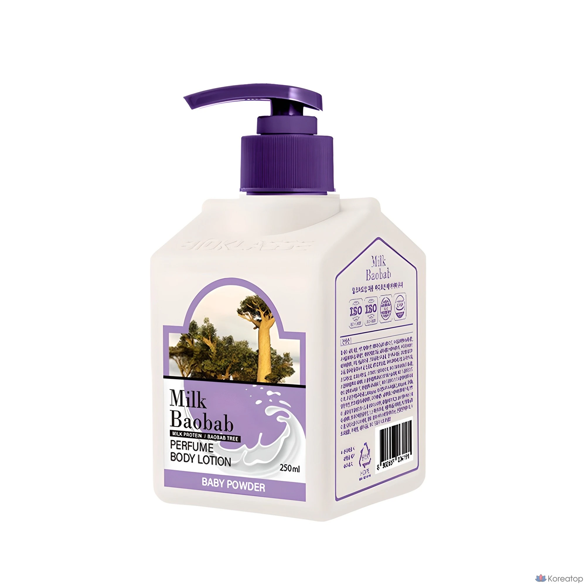 Лосьон для тела с ароматом баобаба и детской присыпкой, 250 мл, 1 шт.