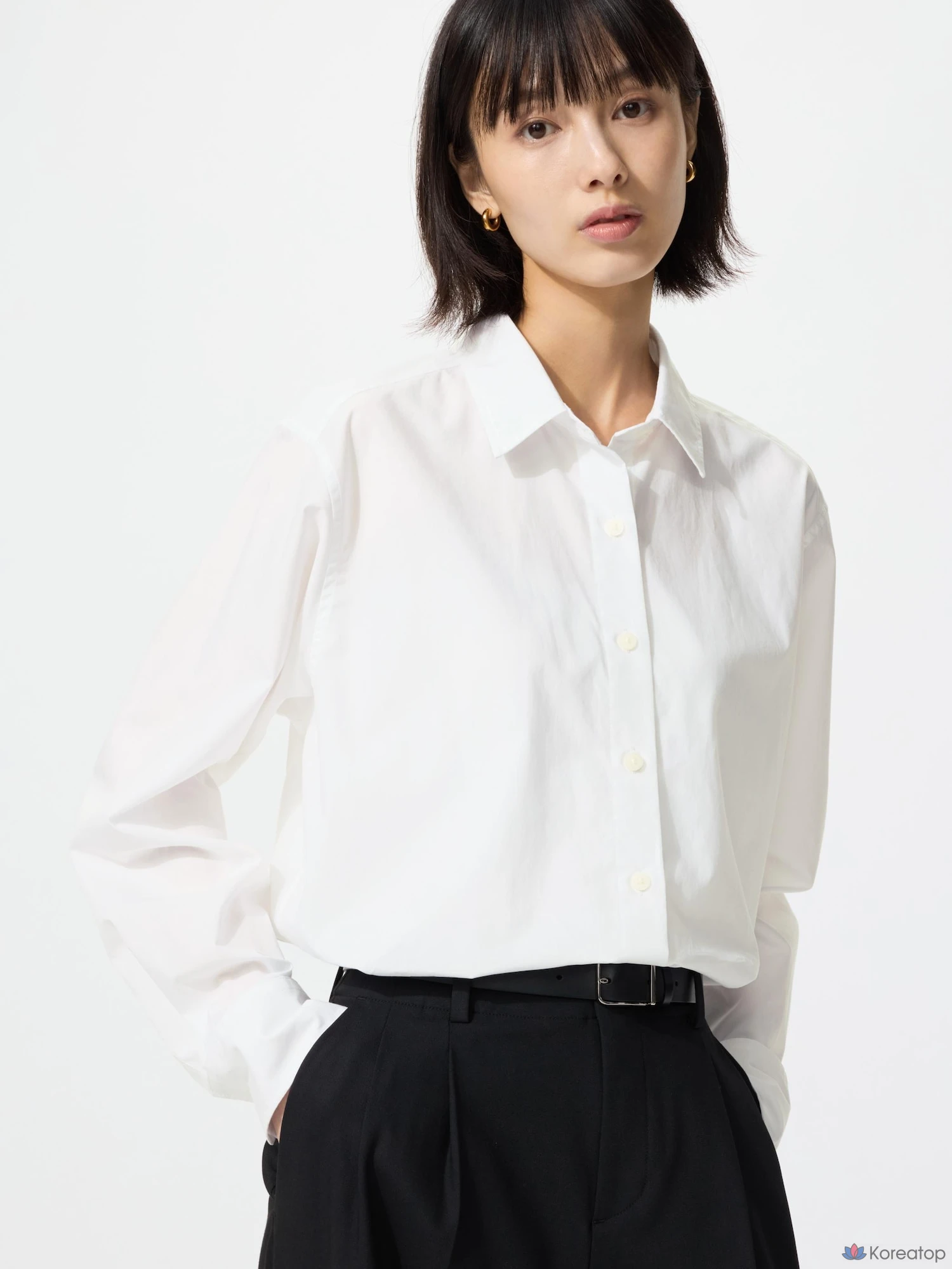 Рубашка Uniqlo Cotton Shirt