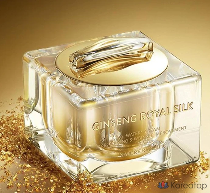 Крем Nature Republic Ginseng Royal Silk Watery Cream, 60 г, 60 мл, 1 шт., фото 3