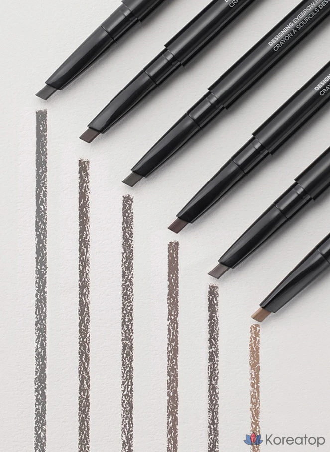 Авто-карандаш для бровей Designer Eyebrow, 0,3 г, 03 Коричневый, 1 шт, фото 7