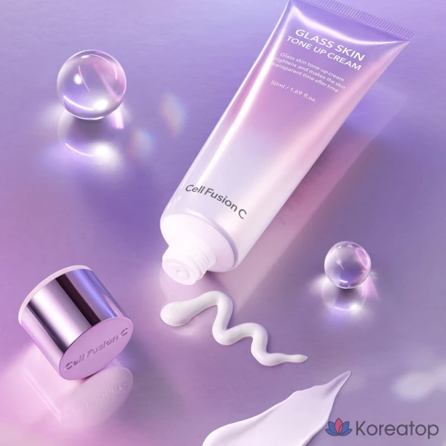 Cellfusion C Крем для выравнивания тона кожи Glass Skin Tone-Up Cream, 50 мл, 1 шт., фото 2