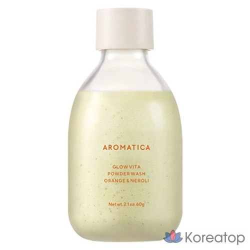 Aromatica Glow Vita Пудра для умывания Апельсин Нероли, 60 г, 1 шт.